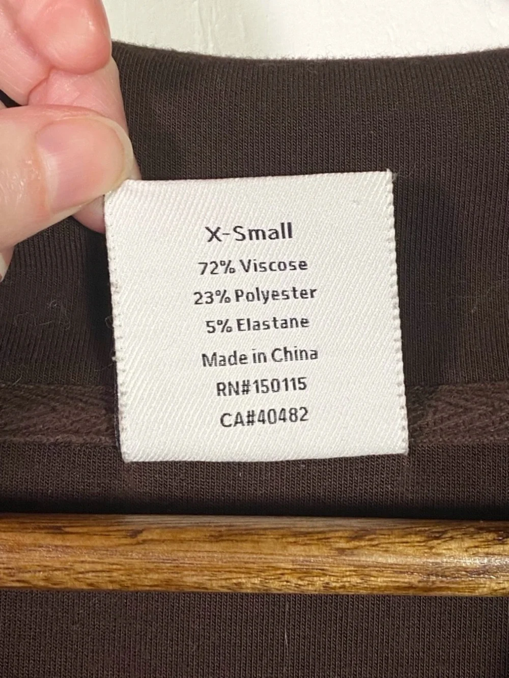 Varley Hawley Half Zip Sweatshirt Brown - Picture 6 of 7